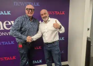 Enda O'Doherty Ireland's best motivational keynote speaker featured on Newstalk Down to Business with Bobby Kerr