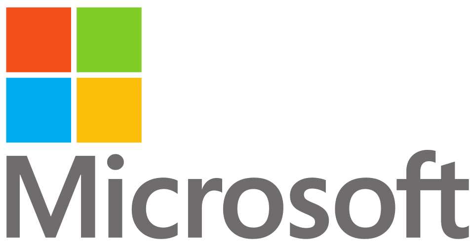 Microsoft logo, client of keynote speaker Enda O’Doherty