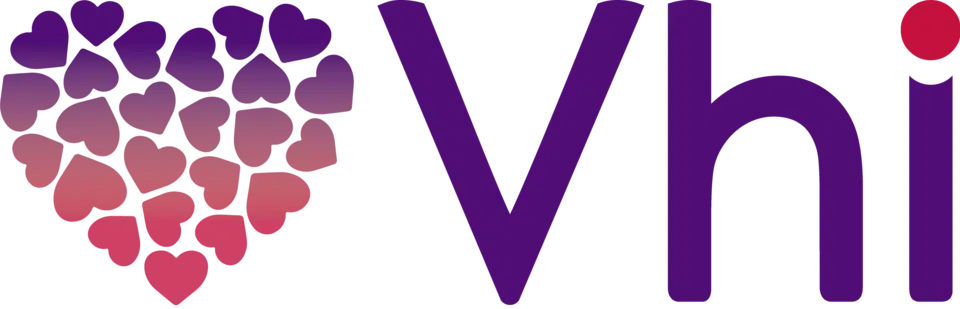 Vhi Healthcare logo, client of keynote speaker Enda O’Doherty