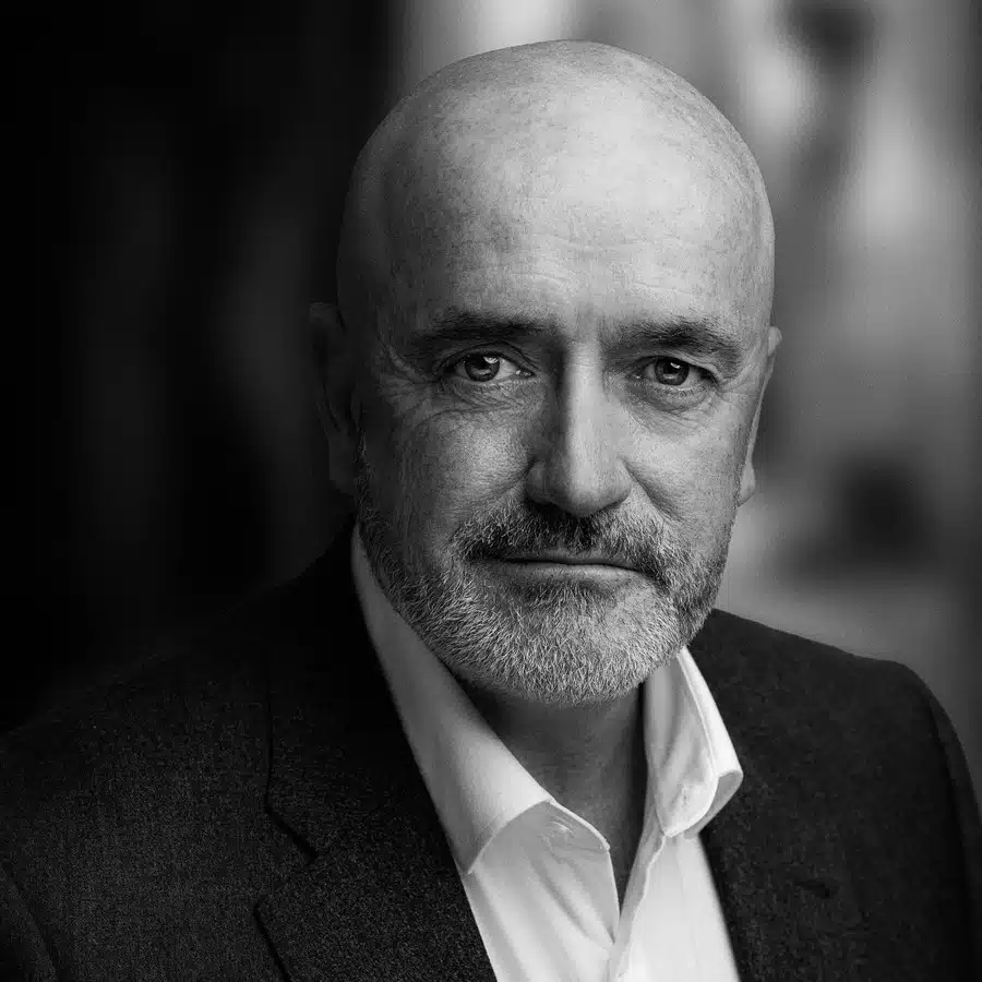 Headshot of Irish keynote speaker Enda O’Doherty, approved for use in event programmes.