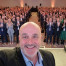 Enda O’Doherty with a large corporate audience after a keynote in Ireland